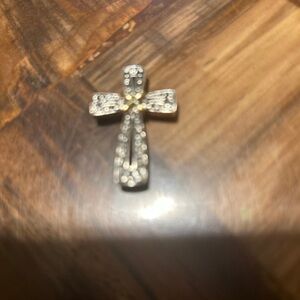 Sterling silver & 14k gold charm